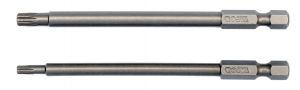 YATO KOŃCÓWKA / BIT 1/4\ TORX T15x100mm + T27x100mm 2szt.  0491