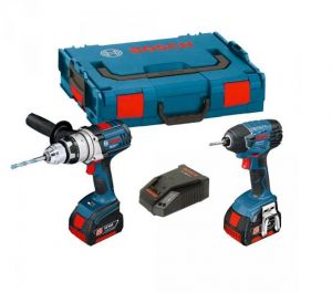 BOSCH ZESTAW 18V GSR18VE-2-LI + GDR18V-LI, L-BOXX