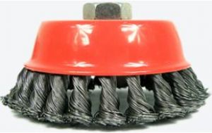SZCZOTKA 65mm DOCZOŁOWA SKRĘCANA GWINT M14 SILVER  10342