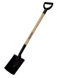 FISKARS SZPADEL PROSTY SOLID TRZON DREWNIANY 64
