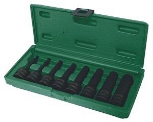 JONNESWAY KLUCZE IMBUSOWE UDAROWE  1/2\ KOMPLET 8szt.  5, 6, 8, 10, 12, 14, 17, 19 mm  S05A408S