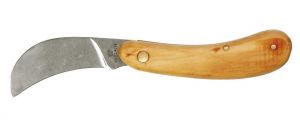 NÓŻ MONTERSKI - SIERPAK 180mm DREWNIANA RĄCZKA