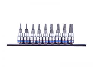 KING TONY KOMPLET NASADEK 1/4\ TORX 9 elem. 2033 T8 - T40