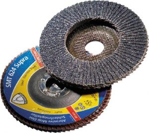 KLINGSPOR ŚCIERNICA LISTKOWA STAL SZLACHETNA WYPUKŁA 125mm P 80 SMT624SUPRA WYPUKŁA