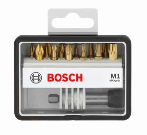 BOSCH ZESTAW KOŃCÓWEK WKRĘCAJĄCYCH 13szt. M4/MAXGRIP