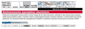 MILWAUKEE BRZESZCZOTY DO WYRZYNARKI T127D 75mm KOMPLET - 5szt. DO ALUMINIUM