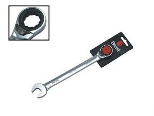 KLUCZ PŁASKO-OCZKOWY Z GRZECHOTKĄ 19mm REVERS (Z SZYBKĄ ZMIANĄ KIERUNKU) 313429
