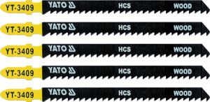 YATO BRZESZCZOTY DO WYRZYNARKI 5szt. DREWNO TYP T 3409