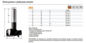 CMT WIERTŁO PUSZKOWE HW D=35 L=60 S=8x30