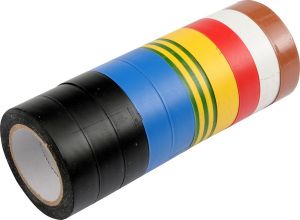 TAŚMA IZOLACYJNA PCV 15/10 MIX/10szt/75012