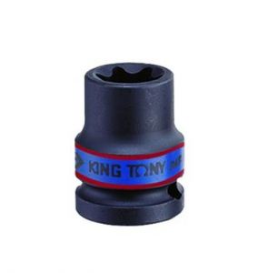 KING TONY NASADKA KRÓTKA UDAROWA GWIAZDKOWA / TORX 1/2\ E18 x 38mm CR-MO