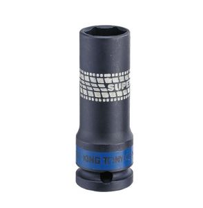 KING TONY NASADKA DŁUGA UDAROWA CIENKOŚCIENNA 1/2\ 17mm x 80mm 6-KĄT DO ALUFELG
