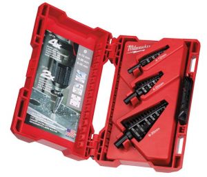 MILWAUKEE WIERTŁA STOPNIOWE  3szt. (4-12mm,4-20mm,6-35mm)