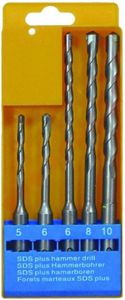WIERTŁO SDS KOMPLET 5szt./5-10mm/