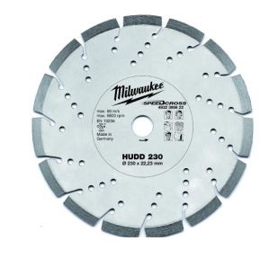 MILWAUKEE TARCZA DIAMENTOWA SEGMENTOWA HUDD 230 x 2,6 x 22,3mm