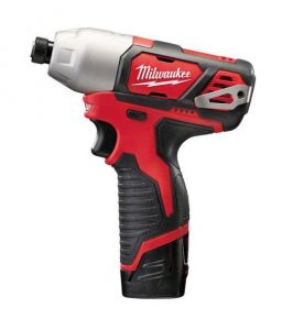 MILWAUKEE WKRĘTARKA IMPACT 12V 112Nm 1/4\ HEX 2 x 2,0Ah RED LI-ION M12 BID-202C