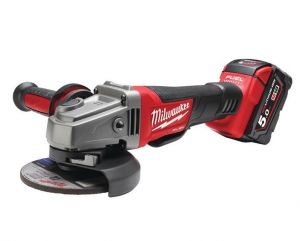 MILWAUKEE SZLIFIERKA KĄTOWA 18V 125mm 2 x 5,0Ah M18CAG125XPDB-502X