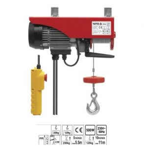 YATO WCIĄGARKA LINOWA  500W 125/250kg   5901