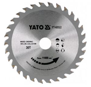 YATO PIŁA TARCZOWA WIDIOWA 150 x 20mm 30-ZĘBÓW  60533