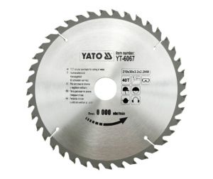 YATO PIŁA TARCZOWA WIDIOWA 210x30mm  40-ZĘBÓW 6067