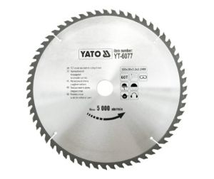 YATO PIŁA TARCZOWA WIDIOWA 300x30mm  60-ZĘBÓW 6077