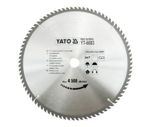 YATO PIŁA TARCZOWA WIDIOWA 350x30mm  84-ZĘBÓW  6083