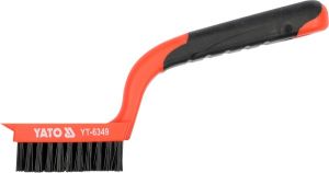 YATO SZCZOTKA NYLONOWA 5-RZĘDOWA PLASTIKOWA RĄCZKA  6349