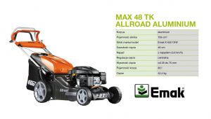 OLEO-MAC KOSIARKA SPALINOWA Z NAPĘDEM 5,5KM* 46cm EMAK K650 MAX 48 TK ALLROAD ALUMINIOWY KORPUS