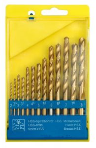WIERTŁO METAL TYTAN KPL.13szt./2,0-8,0/