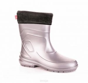 BUTY KALOSZ DAMSKI JESSY PIOMBO (SZARY), ROZMIAR-40 /800