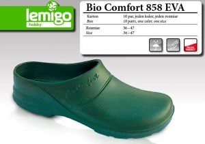 BUTY KLAPEK BIO COMFORT ROZMIAR 40, ZIELONY  858