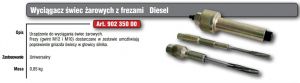 HP WYCIĄGACZ ŚWIEC ŻAROWYCH + FREZY, DIESEL