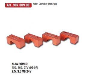 HP BLOKADA WAŁKA ROZRZĄDU ALFA ROMEO/LANCIA 2,5/3,0 V6 24V /4szt. CZERWONE