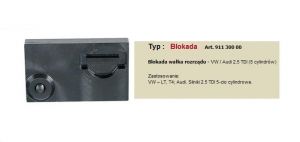 HP BLOKADA ROZRZĄDU VW/AUDI 2,5TDI, 5-CYLINDROWE (VW LT,T4)