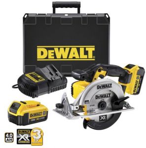 DEWALT PILARKA TARCZOWA AKUMULATOROWA 18V  2 x 4 Ah 165mm + WALIZKA