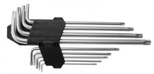 KLUCZE TORX 9elem. T15-T55, DŁUGIE /DR