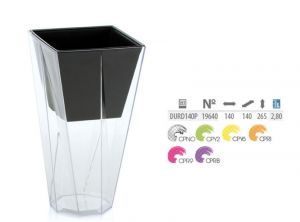 DONICZKA URBI TWIST 140mm P - RÓŻOWA TRANSPARENTNA (CPR9)