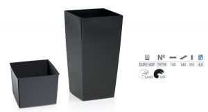 DONICZKA URBI SQUARE 140mm P - CZARNA (S411)