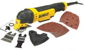 DEWALT NARZĘDZIE WIELOFUNKCYJNE 300W + AKCESORIA W KARTONIE