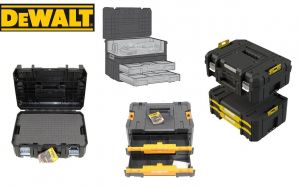 DEWALT ZESTAW SKRZYŃ NARZĘDZIOWYCH TSTAK COMBO II + IV