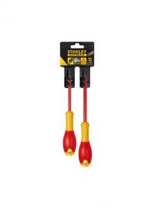 STANLEY WKRĘTAKI IZOLOWANE KOMPLET - 2 szt. PH1 x 100mm + PH2 x 125mm FATMAX