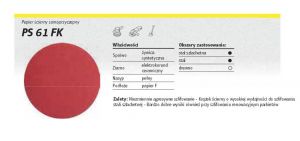 KLINGSPOR KRĄŻEK 125 PS61FK  50szt. GR. 60 NA PAPIERZE