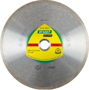KLINGSPOR TARCZA DIAMENTOWA PEŁNA 230x22 DT600F