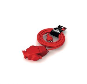 PRZEDŁUŻACZ 10m 3x2,5mm2 CZERWONY