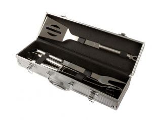 SZTUĆCE DO GRILLA 3 szt. W METALOWEJ WALIZCE MG111 /MASTERGRILL