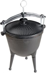 GRILL ŻELIWNY KOCIOŁEK MYŚLIWSKI  MG629