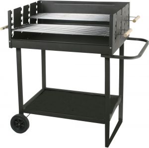 GRILL PROSTOKĄTNY PROFESJONALNY DWA RUSZTY  MG651