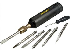 STANLEY WKRĘTAK MULTIBIT + KOŃCÓWKI