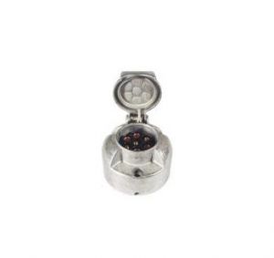 GNIAZDO SAMOCHODOWE ALUMINIOWE 12V N-7POŁ.