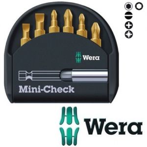 WERA BITY TYTANOWANE Z UCHWYTEM MAGNETYCZNYM W ZESTAWIE MINI-CHECK TIN PH